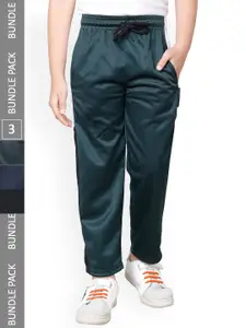 IndiWeaves Boys Pack Of 3 Side Panel Track Pants