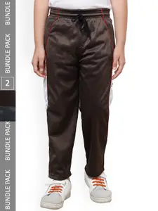 IndiWeaves Boys Pack Of 2 Track Pants With Side Taping Details
