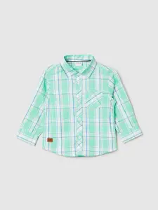max Infant Boys Tartan Checked Cotton Casual Shirt
