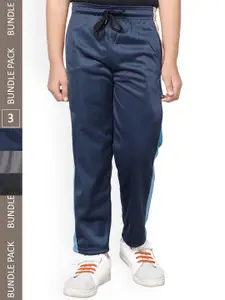 IndiWeaves Boys Pack Of 3 Track Pants With Side Taping Details