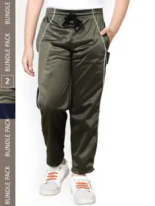 IndiWeaves Boys Pack Of 2 Track Pants With Side Taping Details
