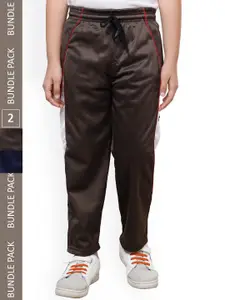 IndiWeaves Boys Pack Of 2 Side Panel Detail Track Pants
