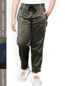 IndiWeaves Boys Pack Of 5 Side Panel Track Pants