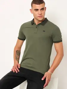 Lee Polo Collar Pure Cotton Slim Fit T-shirt