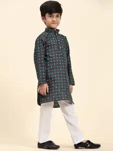 Pro-Ethic STYLE DEVELOPER Boys Printed Regular Kurta With Pyjamas