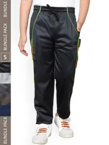 IndiWeaves Boys Pack Of 5 Side Panel Track Pants