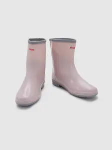 Sole To Soul Women Waterproof Non-Slip Mid-Top Rain Boots