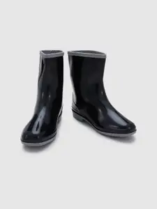 Sole To Soul Women Waterproof Non-Slip Mid-Top Rain Boots