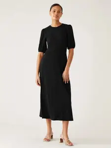 Marks & Spencer Puff Sleeves A-Line Dress