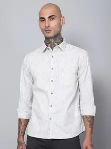 Cantabil Comfort Abstract Printed Cotton Casual Shirt