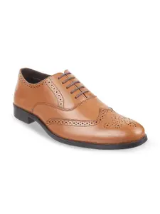 Mochi Men Perforated Leather Formal Brogues