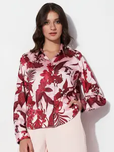 Vero Moda Floral Opaque Printed Casual Shirt