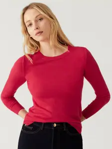 Marks & Spencer Round Neck Acrylic Sweater