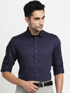 Turtle Cotton Modern Slim Fit Opaque Formal Shirt