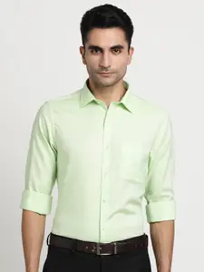 Turtle Cotton Modern Slim Fit Opaque Formal Shirt