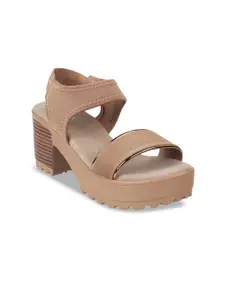 Metro Open Toe Platform Heels