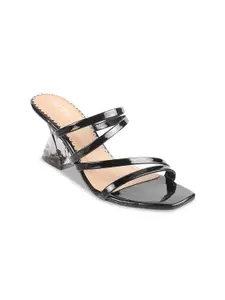 Metro Square Toe Block Heels