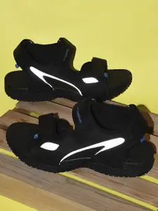 Campus Men Textured Velcro Closure Sports Sandals