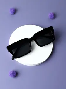 HAUTE SAUCE by  Campus Sutra HAUTE SAUCE by Campus Sutra Women Rectangle Sunglasses With Polarised Lens AW23_HSSG2253