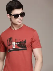 French Connection Graphic Printed Pure Cotton T-shirt