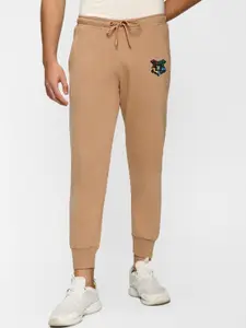 Bewakoof Men Brown Harry Potter Printed Oversized Joggers