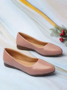 DressBerry Comfortable Pointed Toe Ballerinas