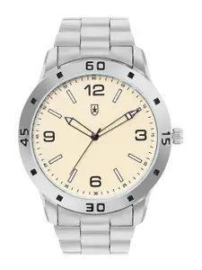 The Roadster Lifestyle Co. Men Beige Dial Bracelet Style Straps Analogue Watch RD_SS23_5B
