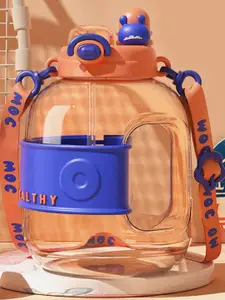 Little Surprise Box LLP Kids Orange & Blue Colourblocked Sipper Water Bottle 2.6 L
