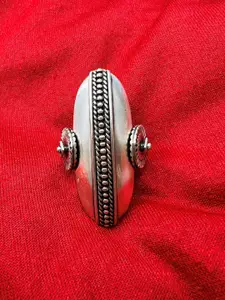 Arte Jewels 925 Oxidised Silver Ring