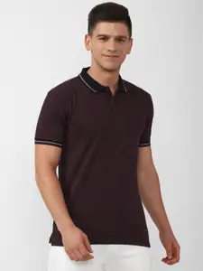 PETER ENGLAND UNIVERSITY Polo Collar Slim Fit T-shirt