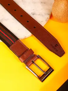 Roadster Men Braided Canvas Belts