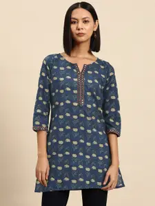all about you Floral Printed Pure Cotton Kurti