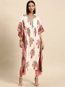 all about you Printed Pure Cotton Kaftan Kurta