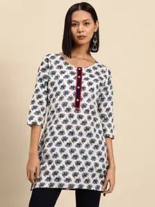 all about you Tribal Printed Pure Cotton Short Kurti