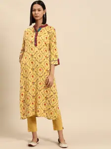 all about you Floral Printed Indie Prints Kurta