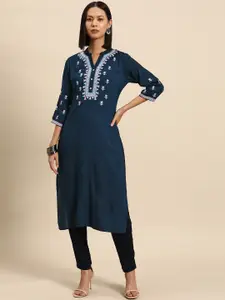 all about you Embroidered Indie Prints Liva Kurta