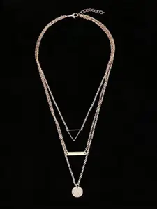MYKI Rose Gold-Plated Layered Necklace