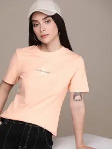 Calvin Klein Jeans Printed Pure Cotton T-shirt