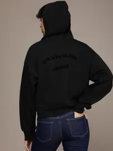 Calvin Klein Jeans Embroidered Hooded Sweatshirt