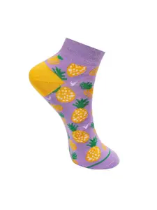 SWHF Printed Organic Cotton Ankle Length Socks