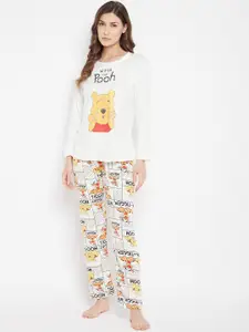 Camey Winnie The Pooh Printed Night suit