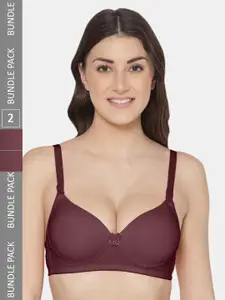 Tweens Pack Of 2 Push-Up Bra All Day Comfort With Medium Coverage Heavily Padded