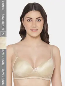 Tweens Pack of 2 Push-Up Medium Coverage Heavily Padded Bra All Day Comfort