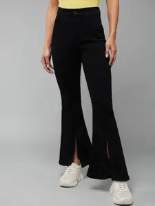 Miss Chase Women Bootcut High-Rise Clean Look Stretchable Jeans