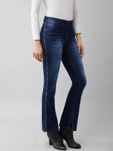 Miss Chase Women Bootcut Light Fade Stretchable Jeans