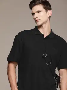 Calvin Klein Jeans Solid Polo Collar Casual T-shirt