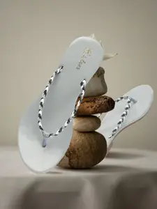 Picktoes Braided Open Toe Flats