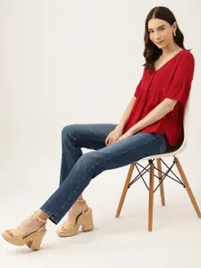 DressBerry Flared Sleeve A-Line Top