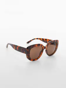 MANGO Women Round Sunglasses with UV Protected Lens 57040579