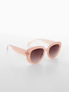 MANGO Women Wayfarer Sunglasses with UV Protected Lens 57010602-82